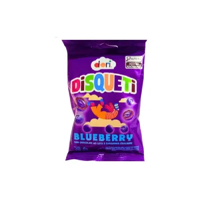 Chocolate Dori Disqueti sabor Blue Berry 40 Gramas